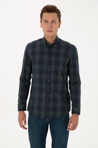 CHEMISE HOMME ASSELA GREEN-FONCE