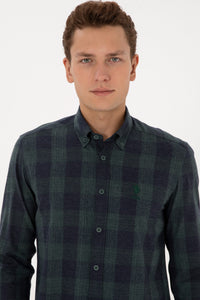 CHEMISE HOMME ASSELA GREEN-FONCE