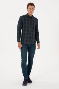 CHEMISE HOMME ASSELA GREEN-FONCE