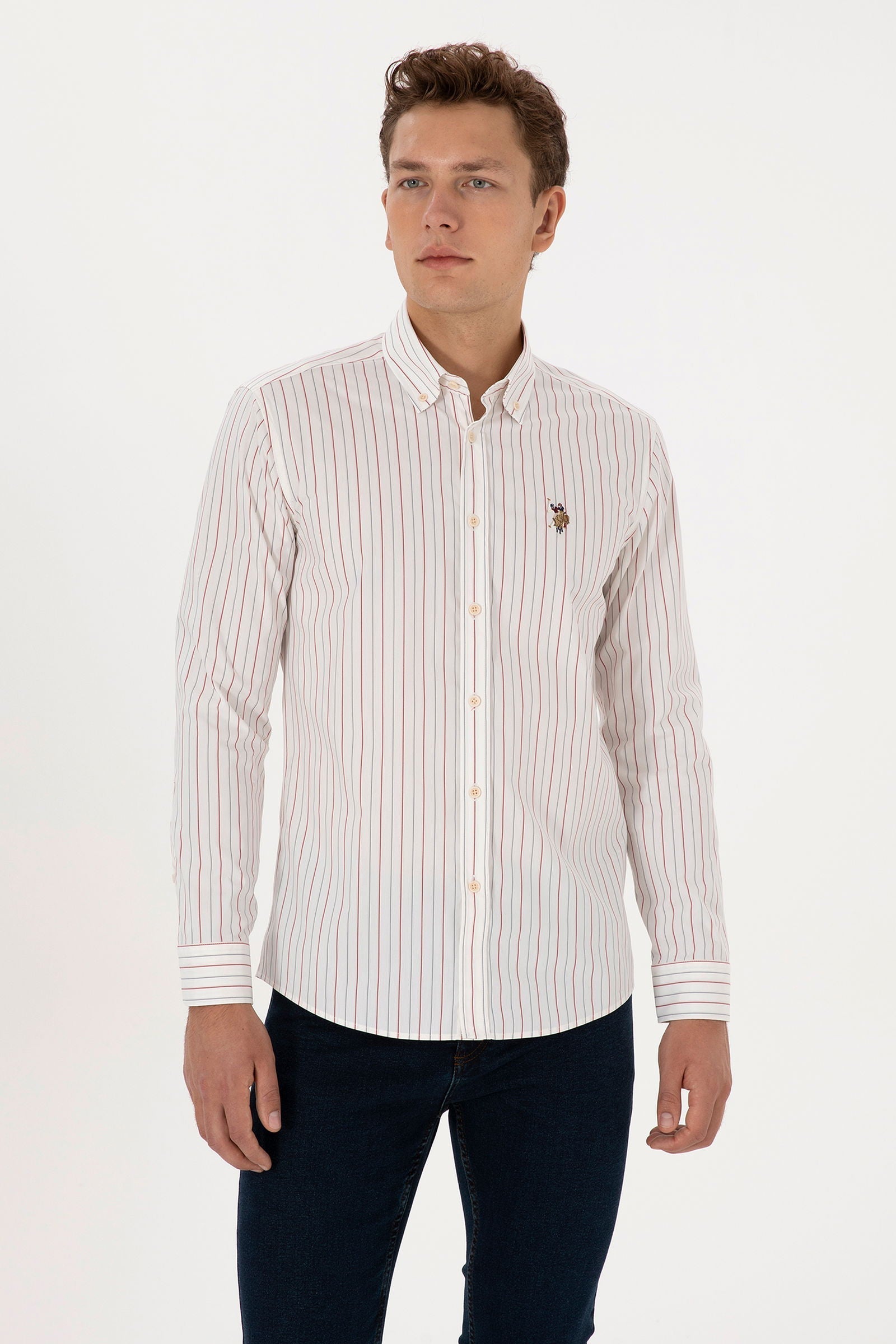 CHEMISE HOMME TOYA BURGUNDY