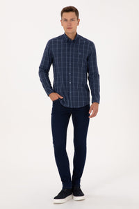 CHEMISE HOMME FRID NAVY-BLUE-LIGHT