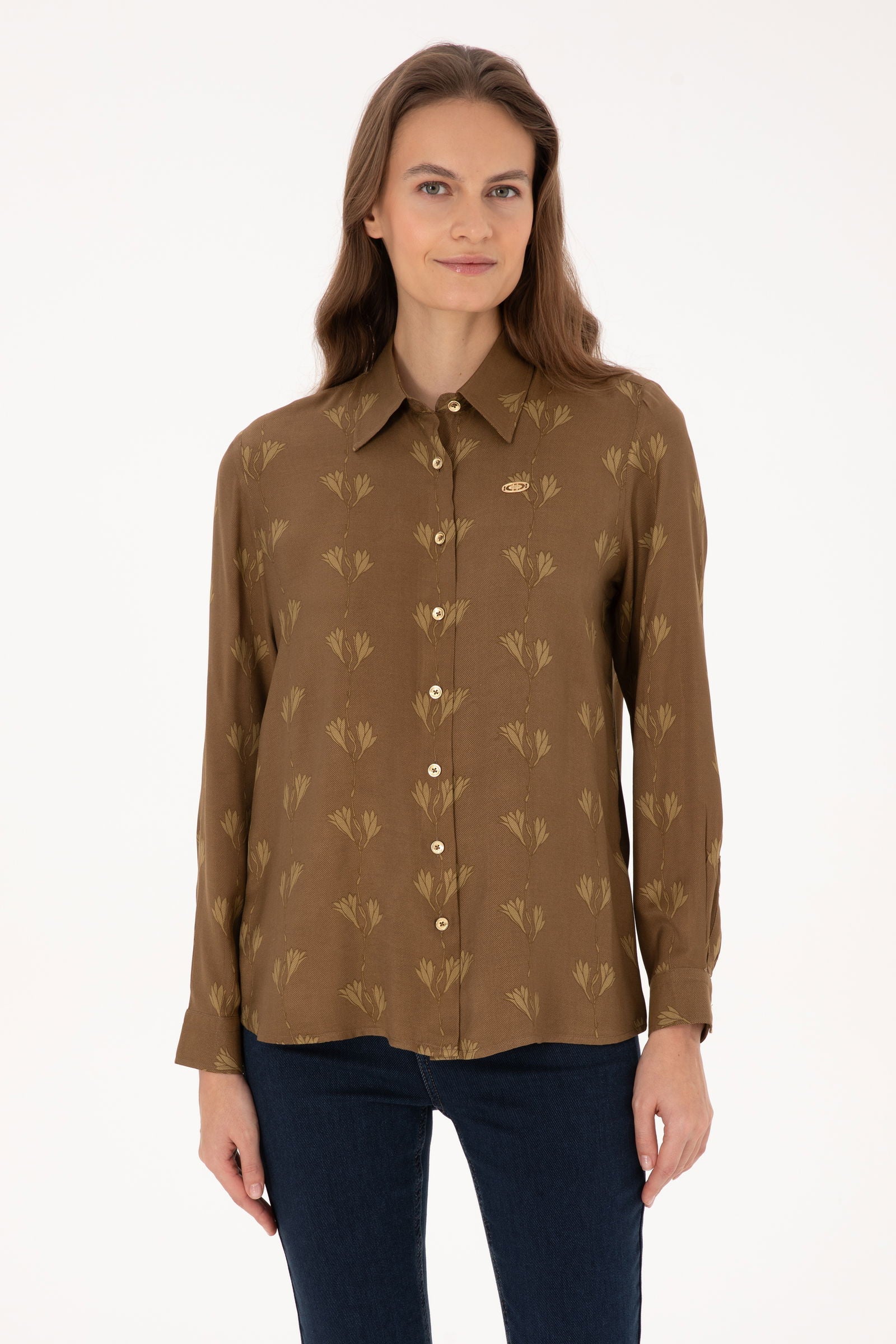 long-sleeve-shirt EDELLE GREEN MILITAIRE