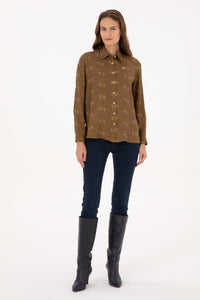 long-sleeve-shirt EDELLE GREEN MILITAIRE