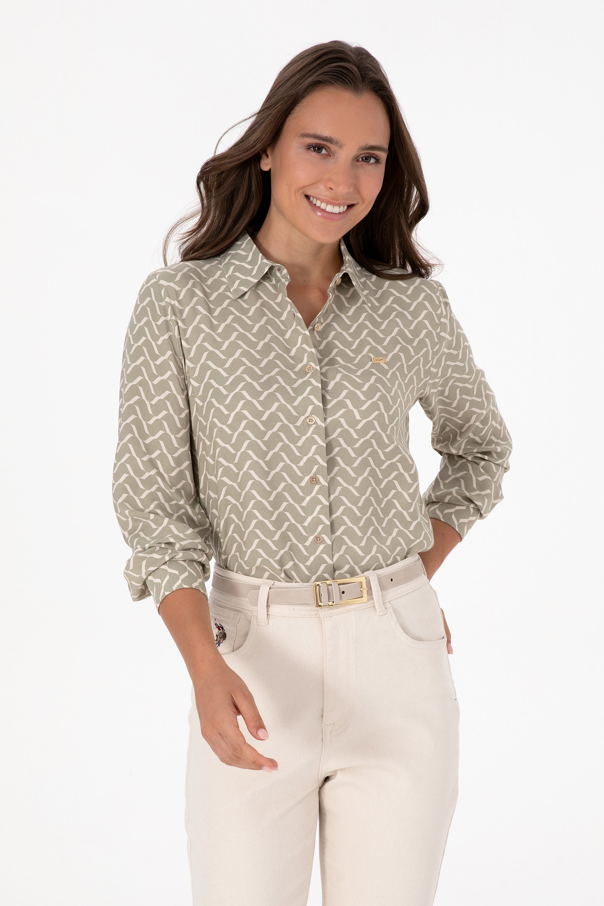 CHEMISE FEMME GRASSO GREEN-LIGHT