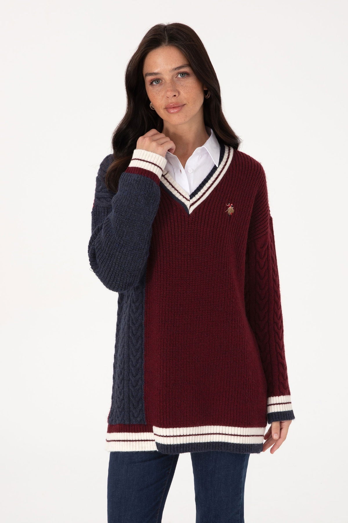 PULL FEMME EZIO NAVY BLUE
