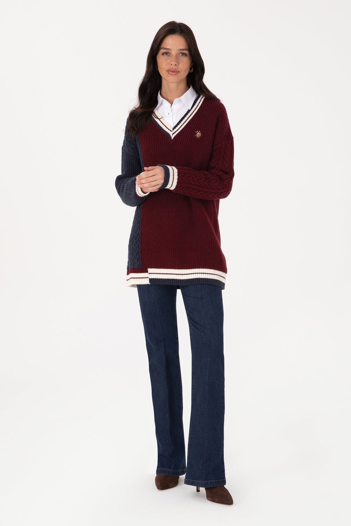 PULL FEMME EZIO NAVY BLUE