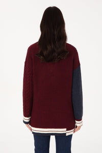 PULL FEMME EZIO NAVY BLUE