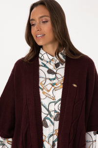 CARDIGAN GLAZE PRUNE