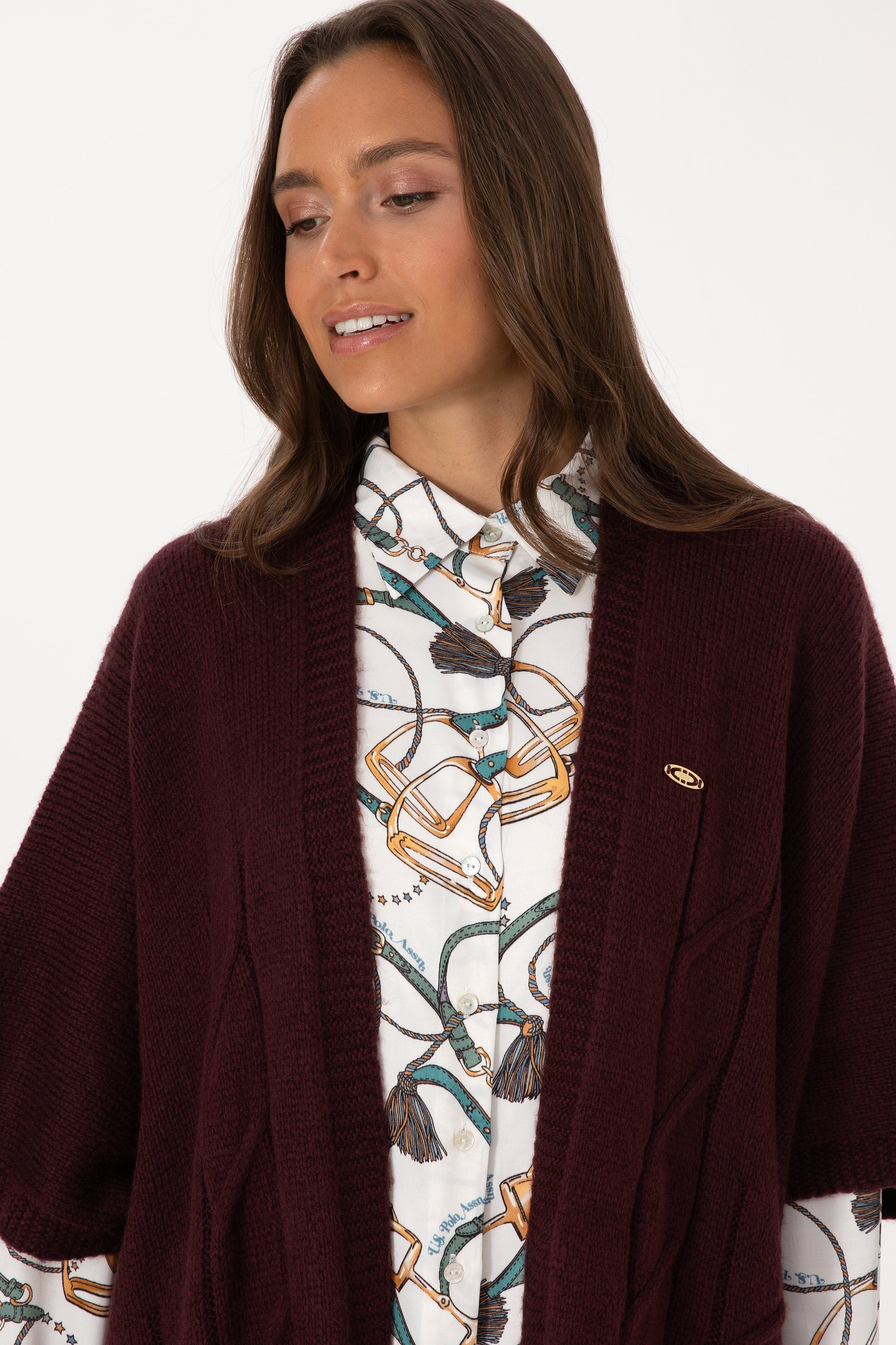 Cardigan GLAZE PRUNE