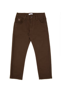 PANTALON GARCON MICALEXKIDS BROWN