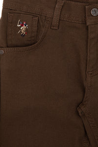 PANTALON GARCON MICALEXKIDS BROWN