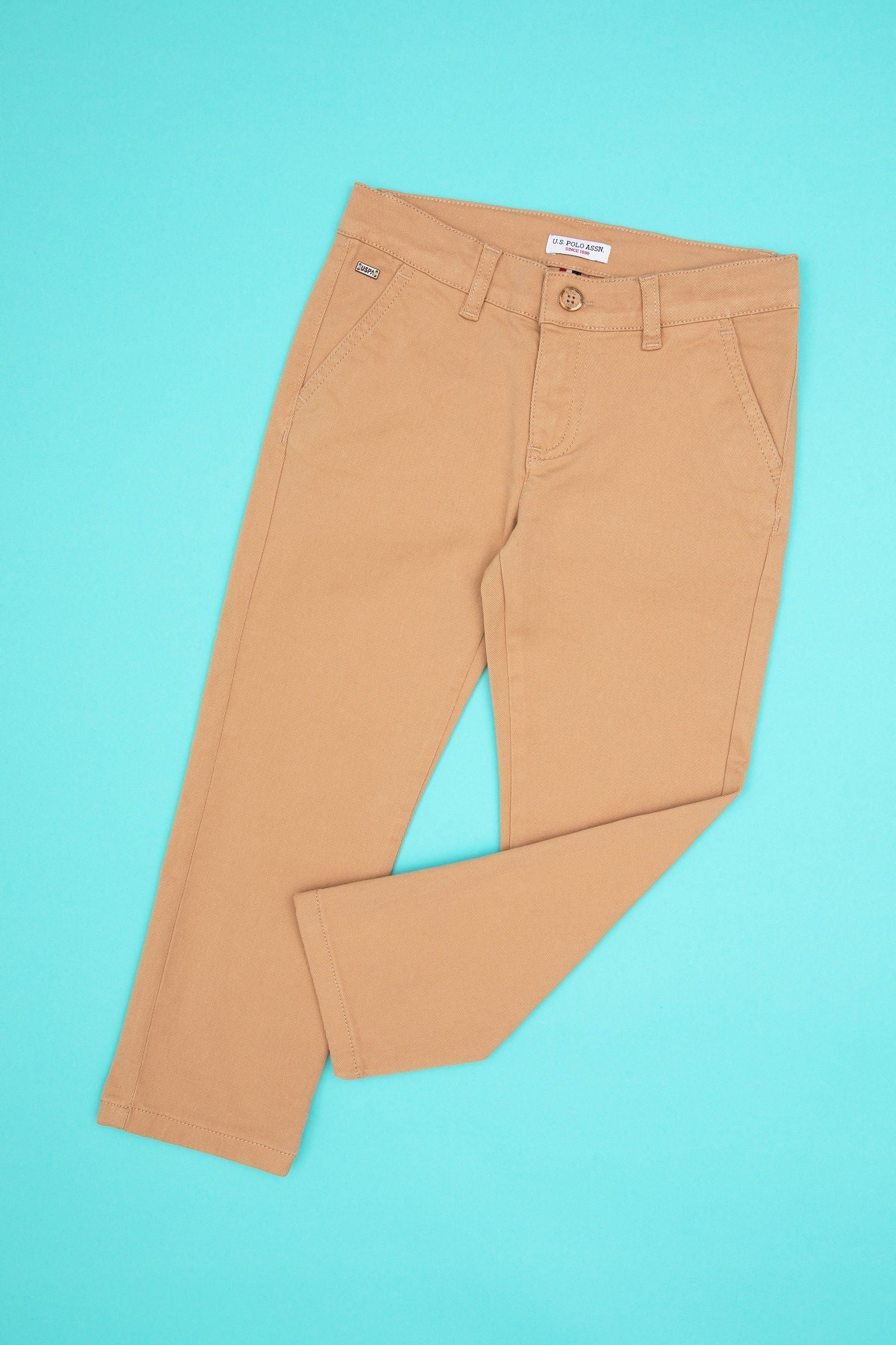 PANTALON GARCON GIRNOKIDS BROWN-CAMEL