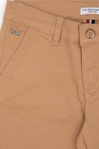 PANTALON GARCON GIRNOKIDS BROWN-CAMEL