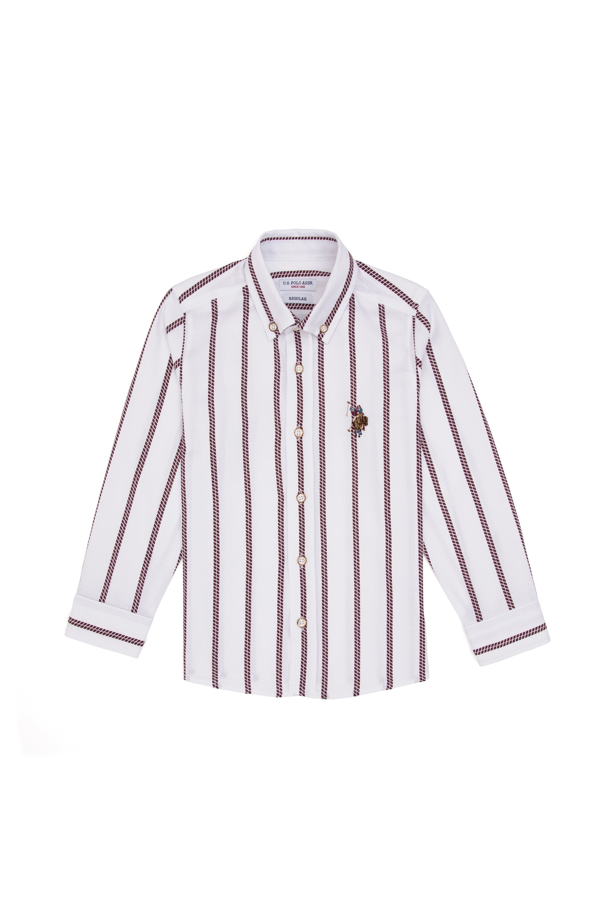 CHEMISE GARCON SEBASTIANKIDS PRUNE