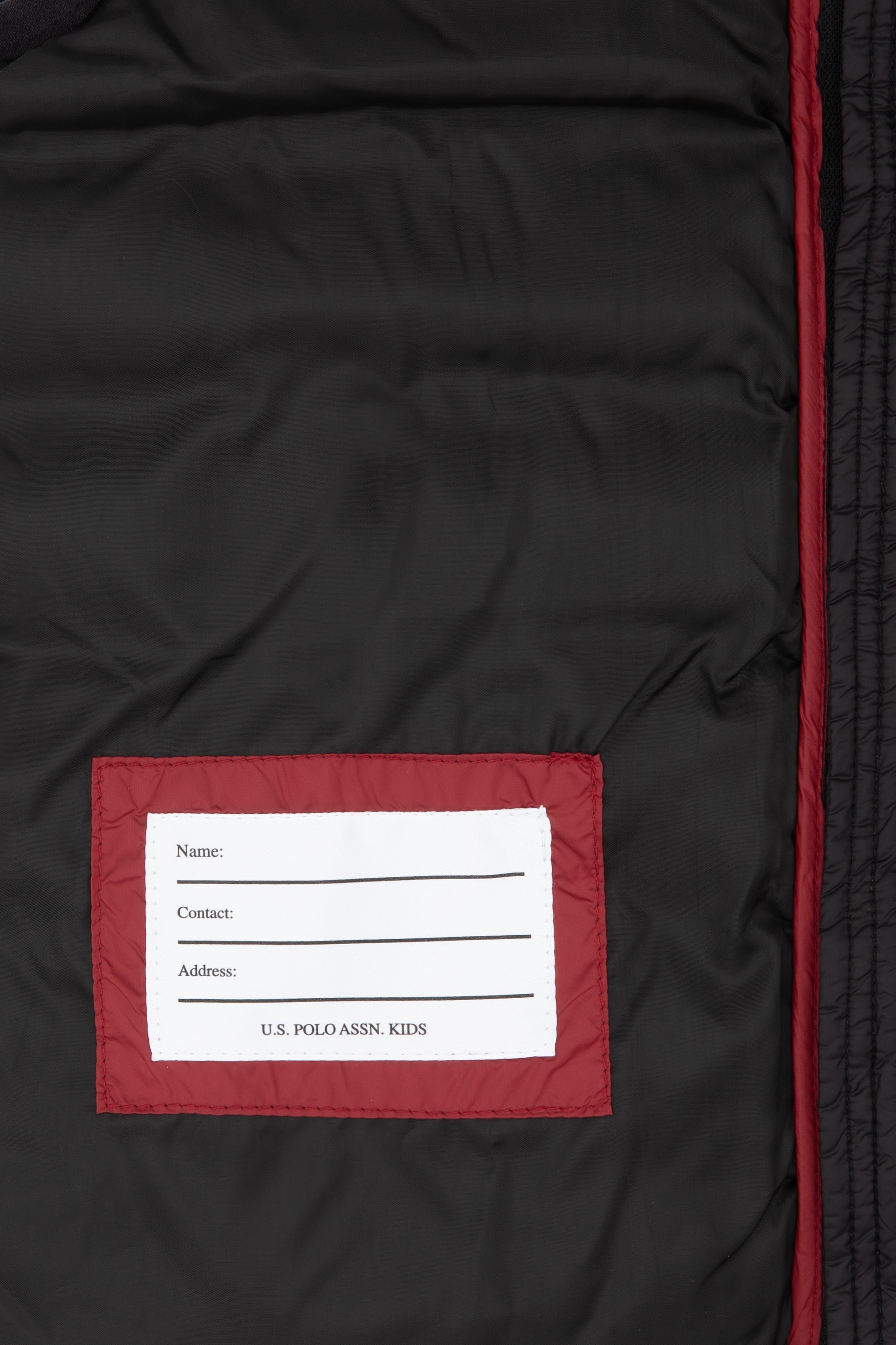 VESTE SANS MANCHES GARCON E-FRANCISKIDS BLACK