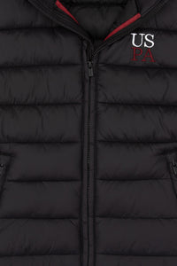 VESTE SANS MANCHES GARCON E-FRANCISKIDS BLACK