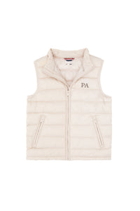 VESTE SANS MANCHES GARCON E-FRANCISKIDS STONE