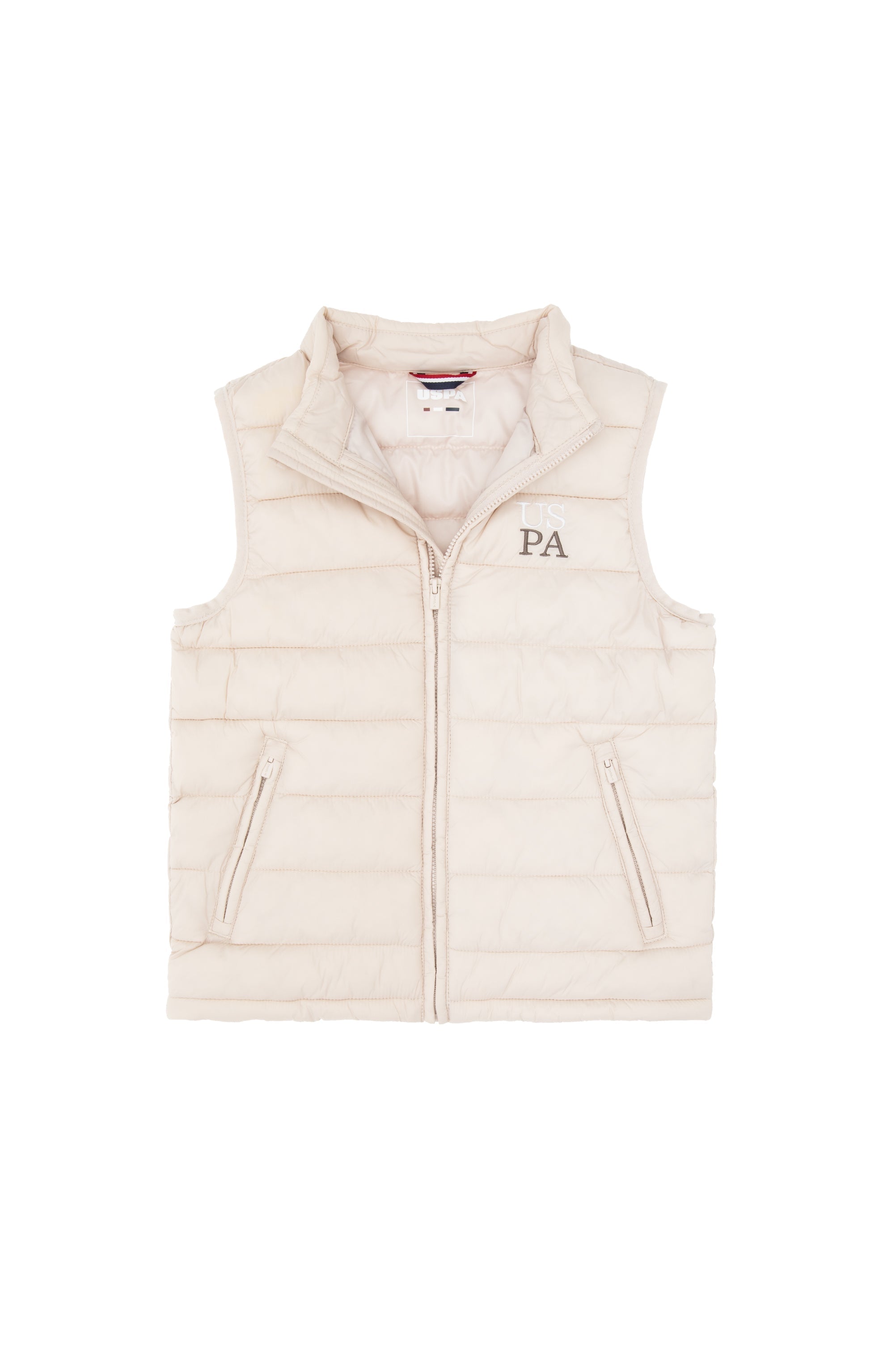 VESTE SANS MANCHES GARCON E-FRANCISKIDS STONE
