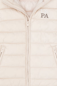 VESTE SANS MANCHES GARCON E-FRANCISKIDS STONE