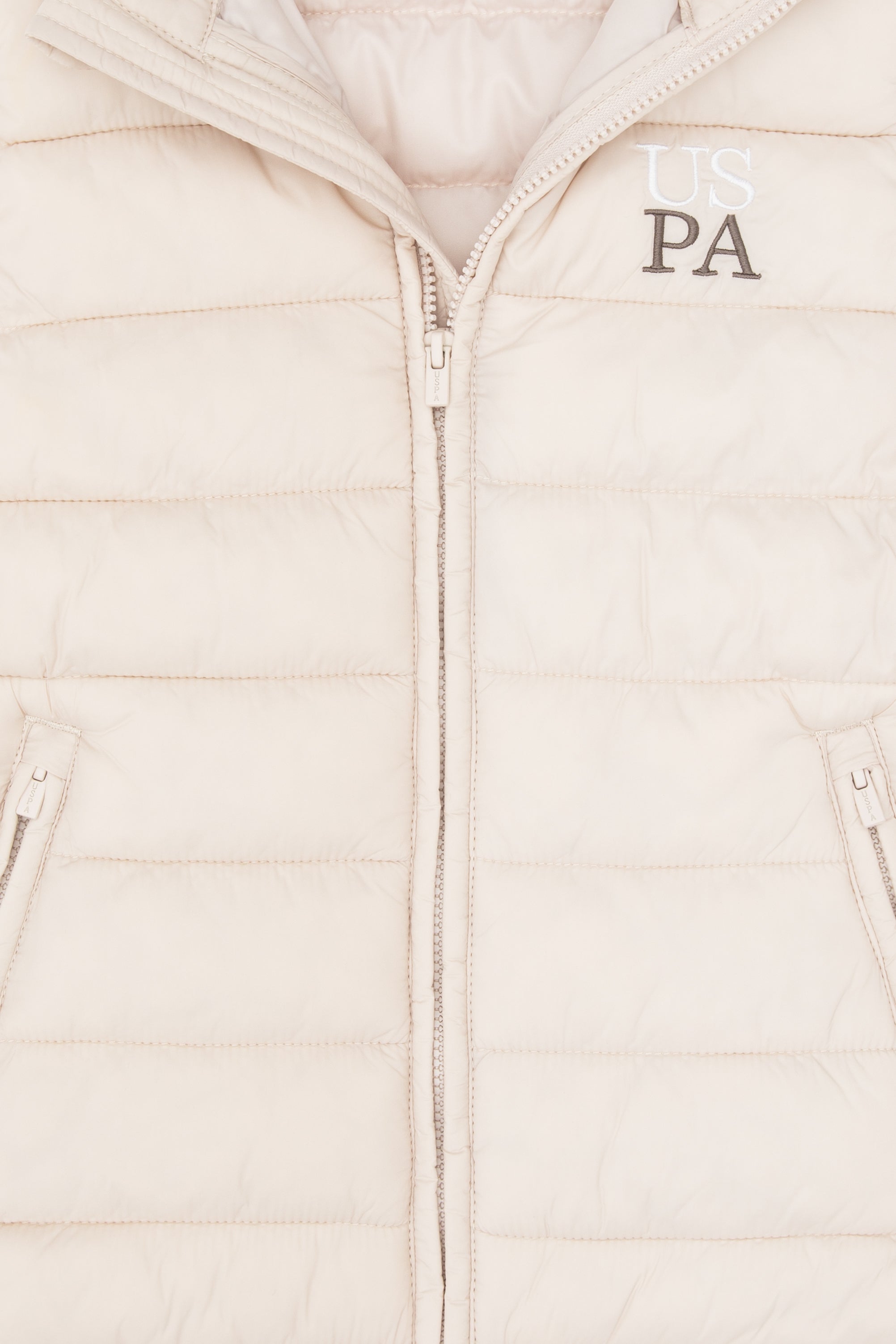 VESTE SANS MANCHES GARCON E-FRANCISKIDS STONE