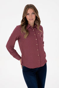 CHEMISE FEMME FELTEM PRUNE