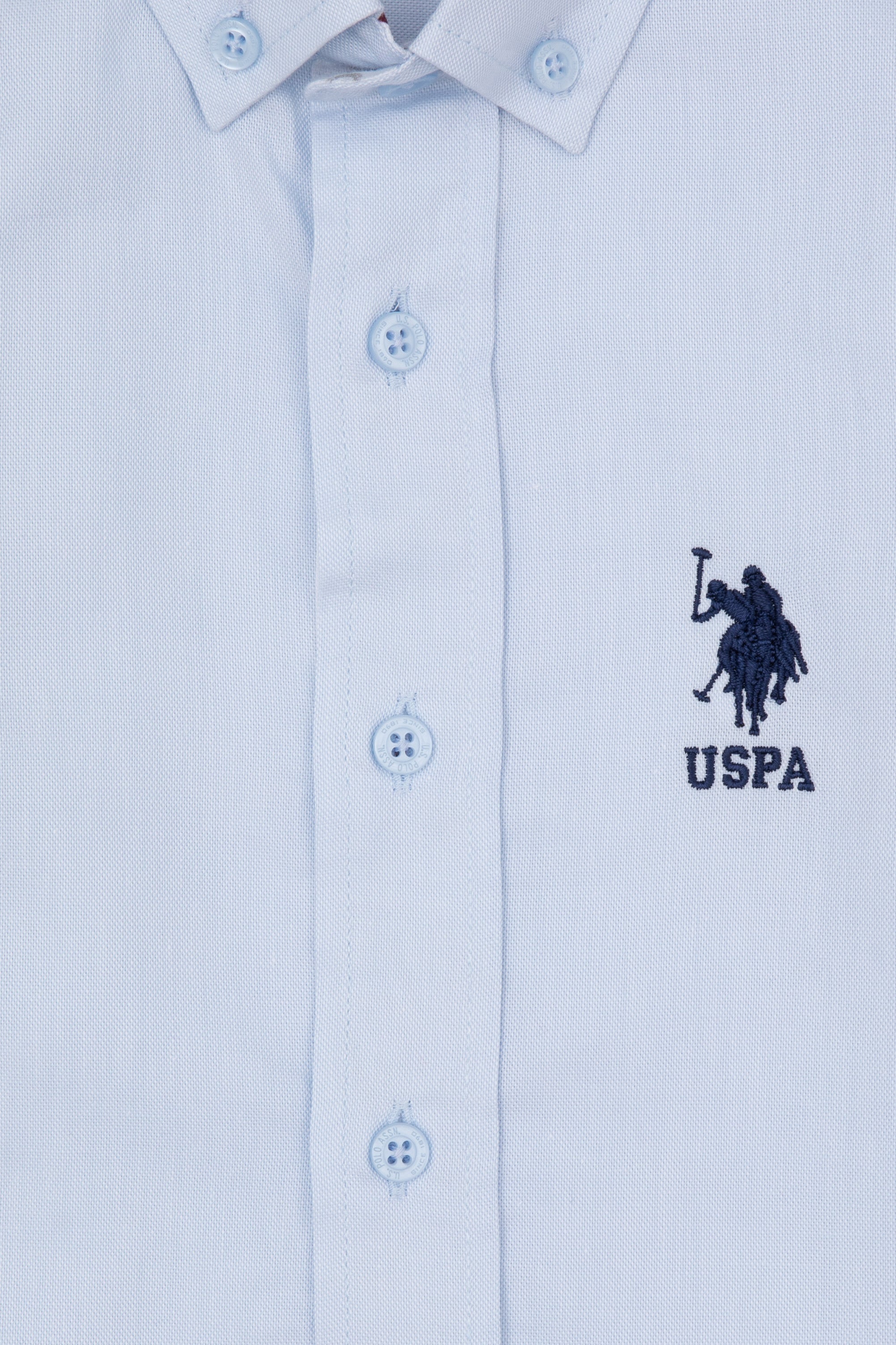 CHEMISE GARCON E-CORAL BLUE-LIGHT