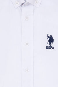 CHEMISE GARCON E-CORAL WHITE