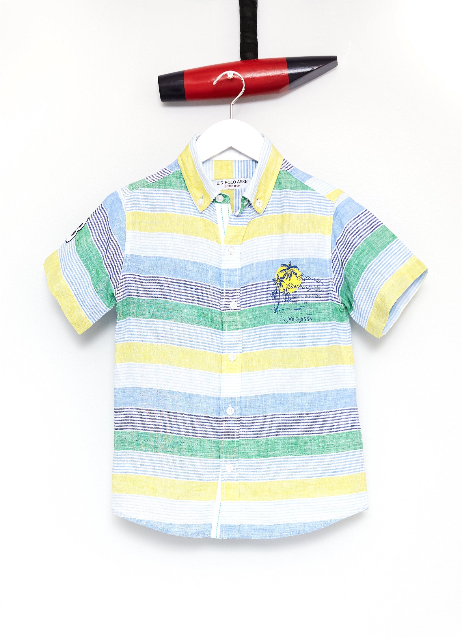 Chemise garçon LINENDAKIDS YELLOW