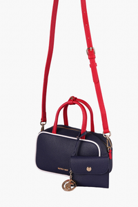 SAC FEMME NAVY-RED-WHITE