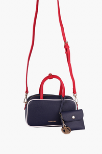 SAC FEMME NAVY-RED-WHITE