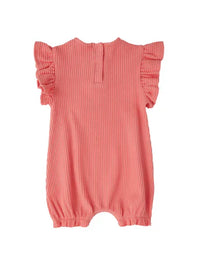 Salopette courte Frisé bébé fille -USB1987-V1