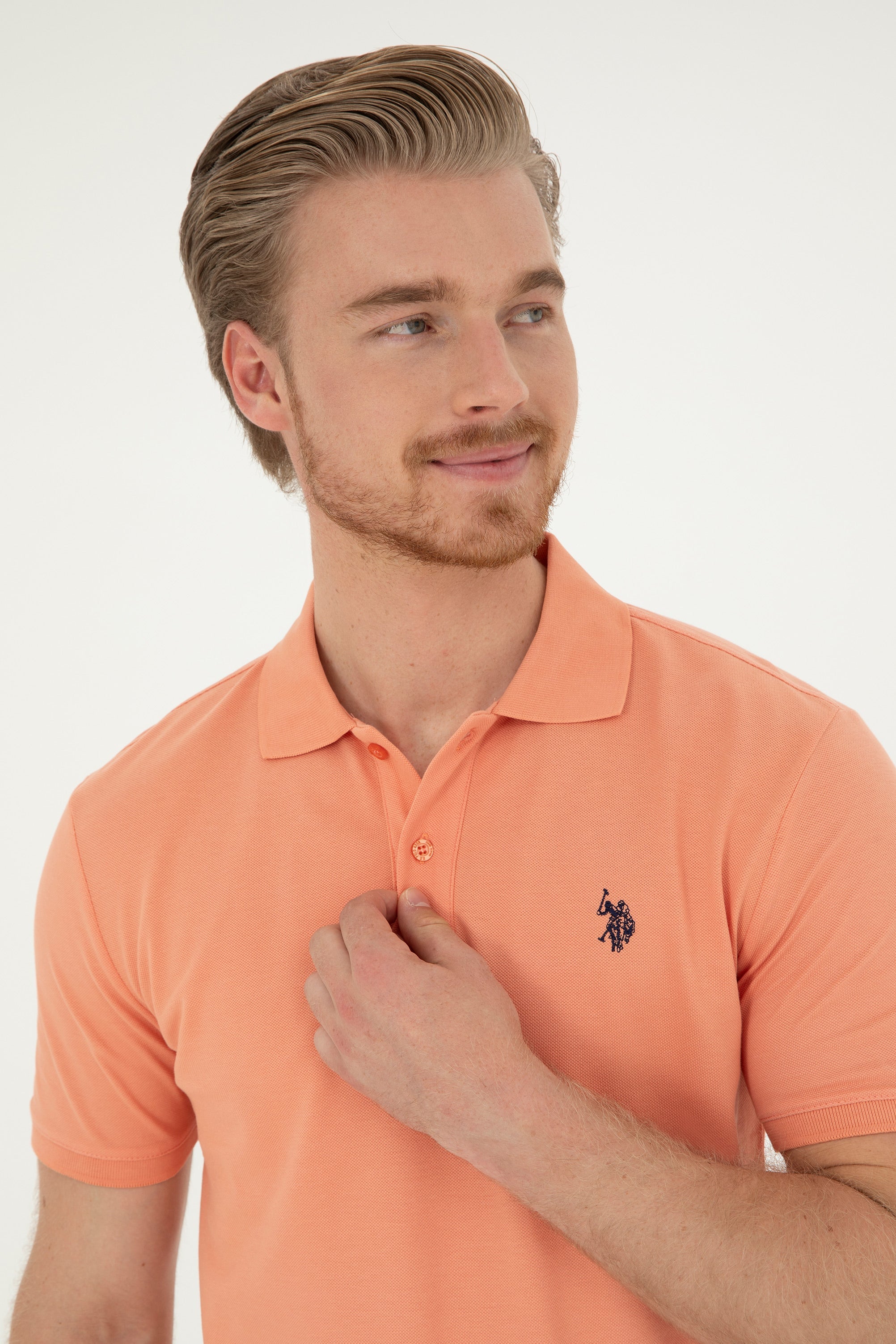 T-SHIRT HOMME BASIC GTP04 ORANGE