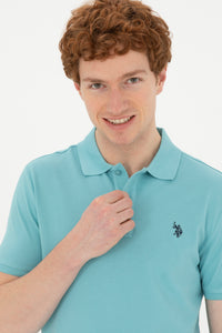 T-SHIRT HOMME BASIC GTP04 GREEN-MENTH