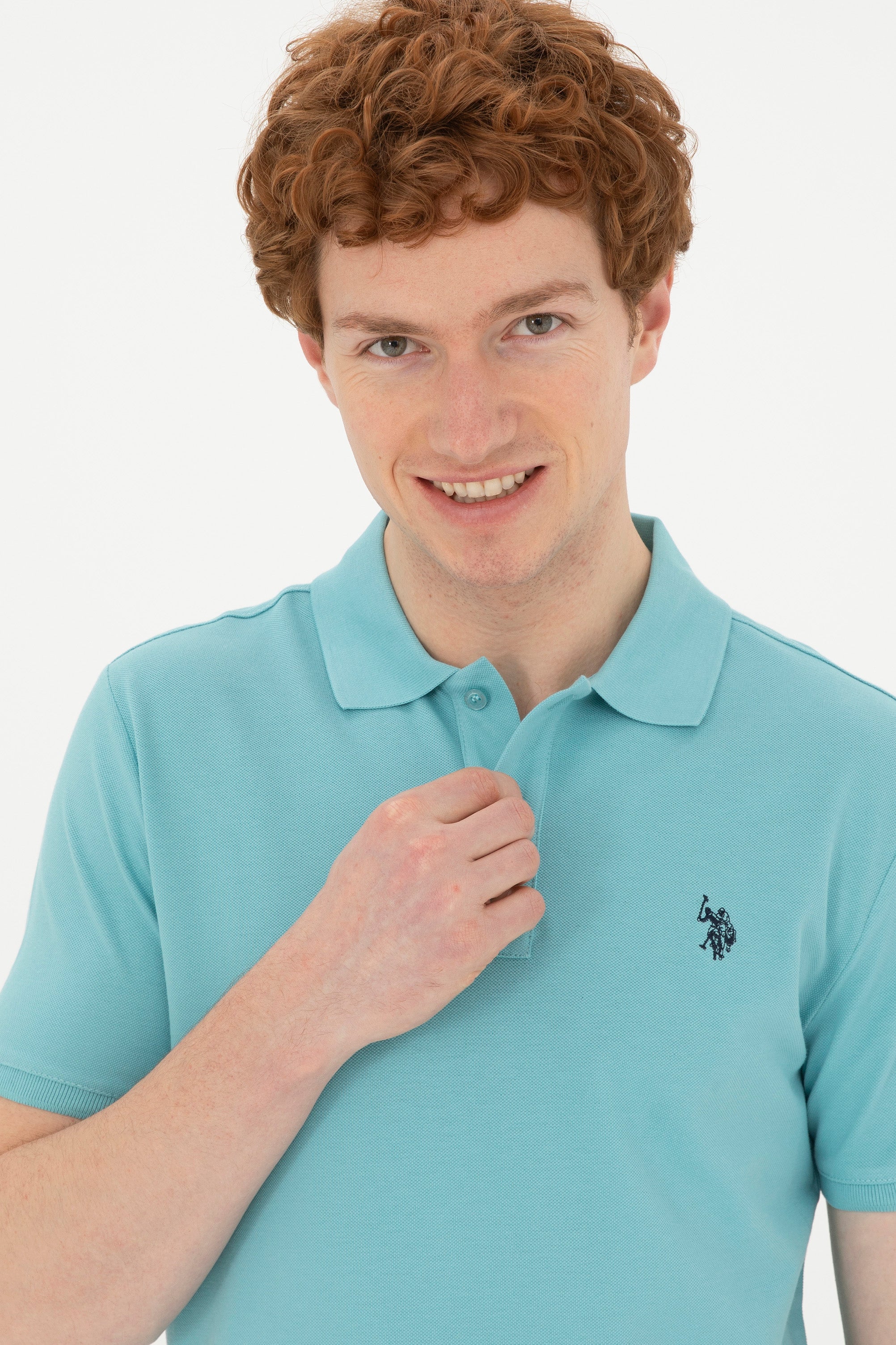 T-SHIRT HOMME BASIC GTP04 GREEN-MENTH