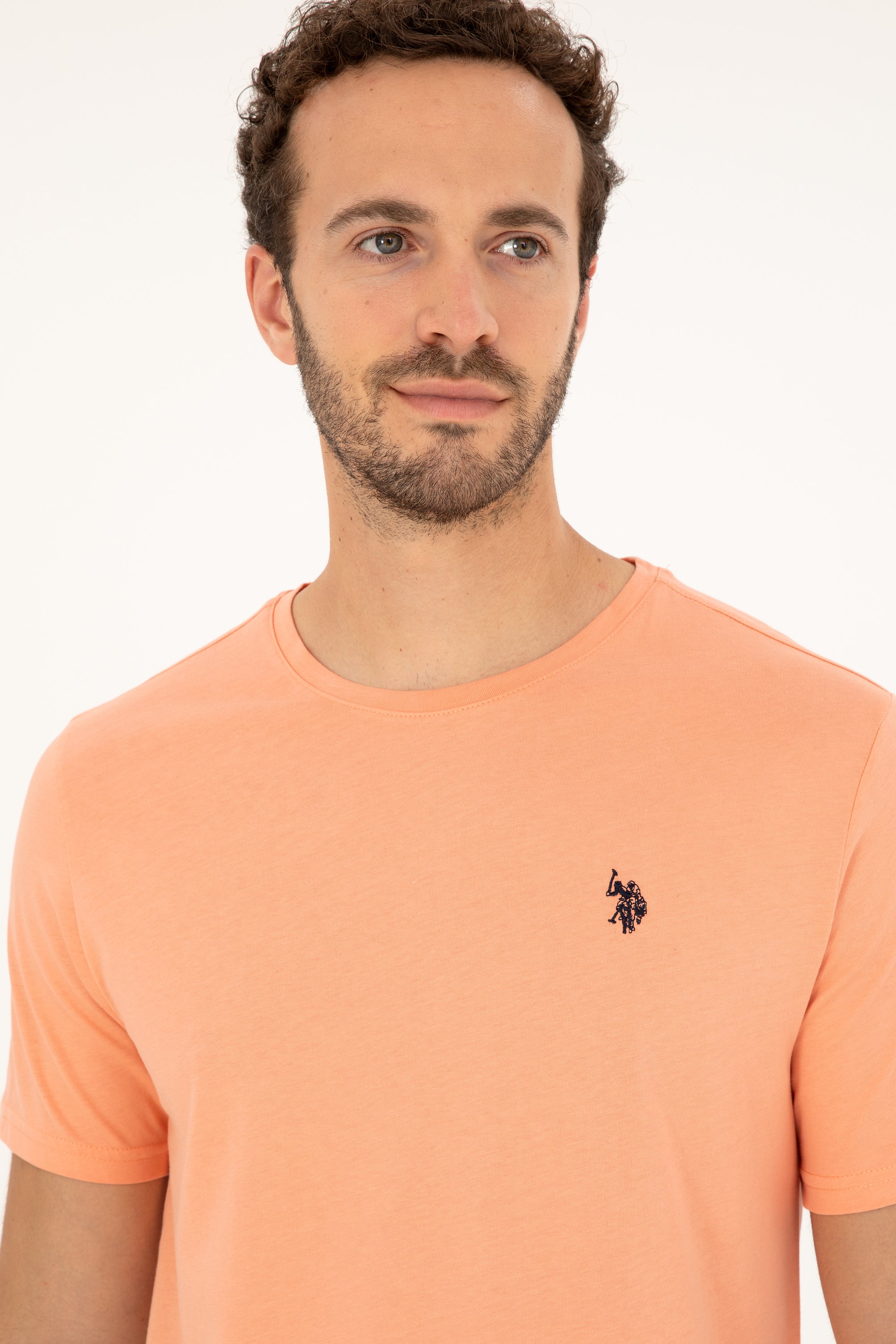 T-SHIRT HOMME BASIC ORANGE