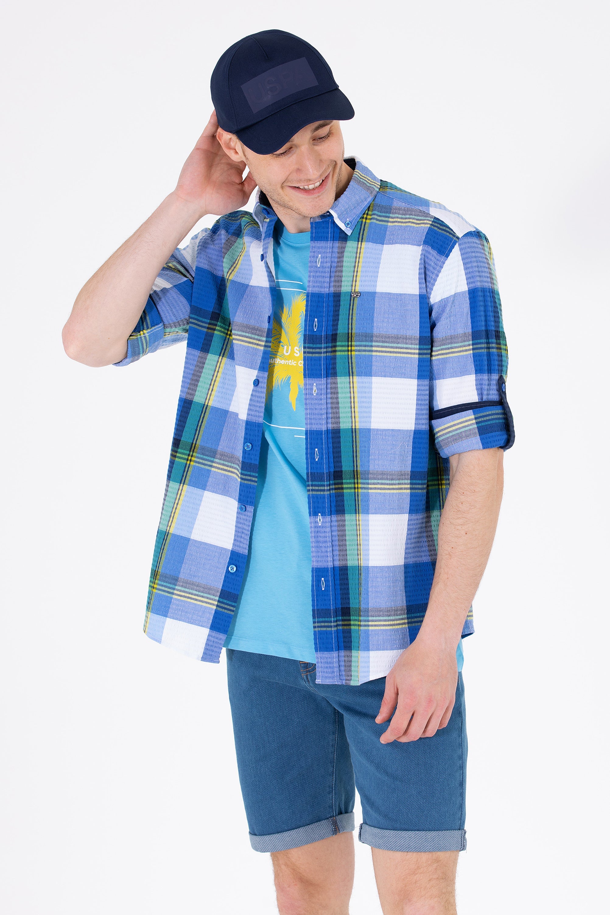 CHEMISE HOMME LARETTE BLEU