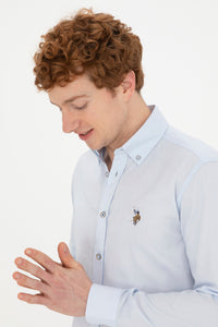 CHEMISE HOMME CEDCOLOR024Y BLUE-LIGHT
