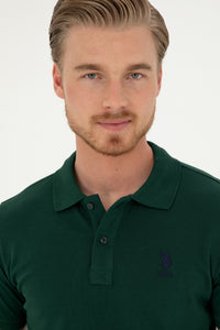 T-SHIRT HOMME BASIC TP04 GREEN-FONCE