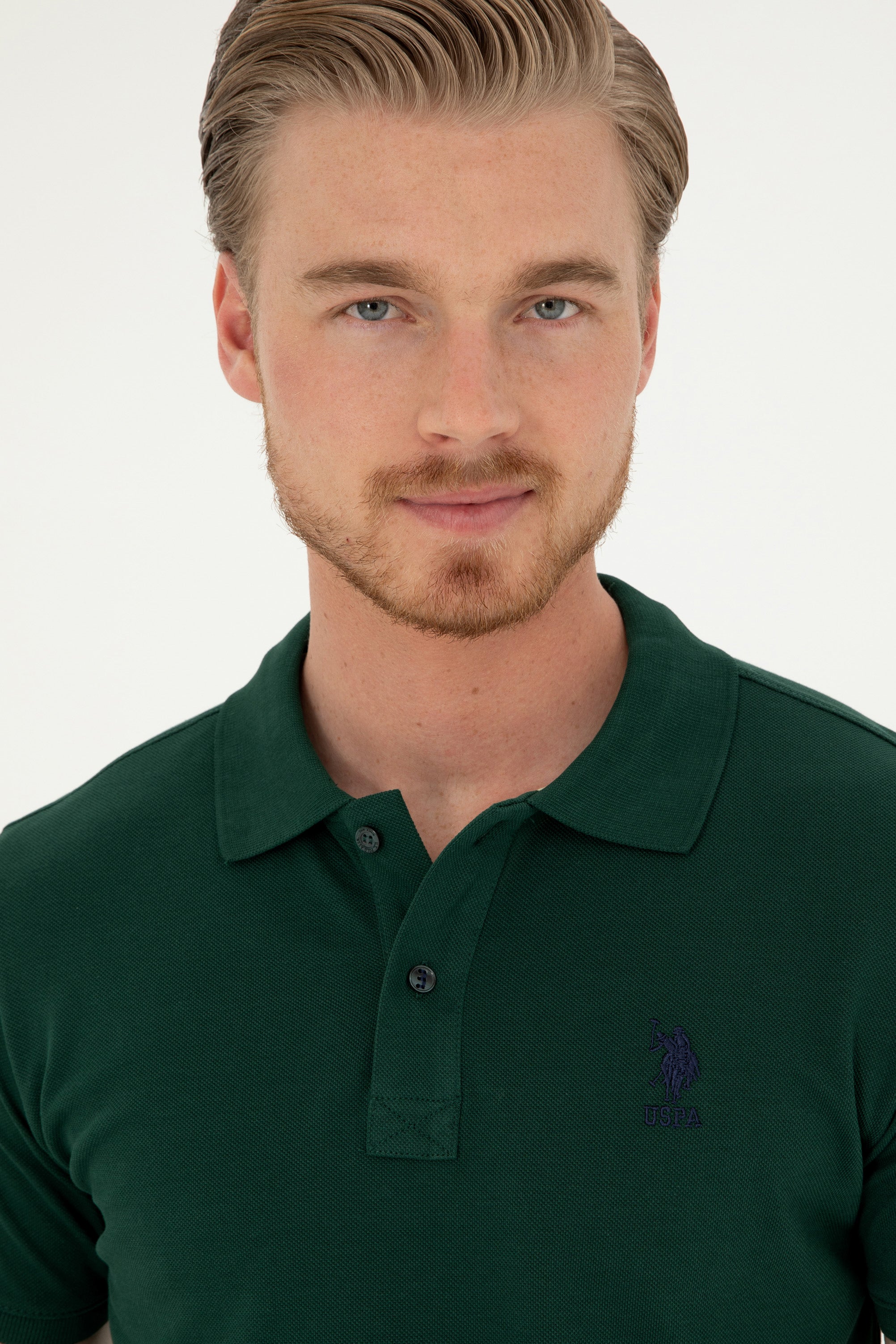T-SHIRT HOMME BASIC TP04 GREEN-FONCE