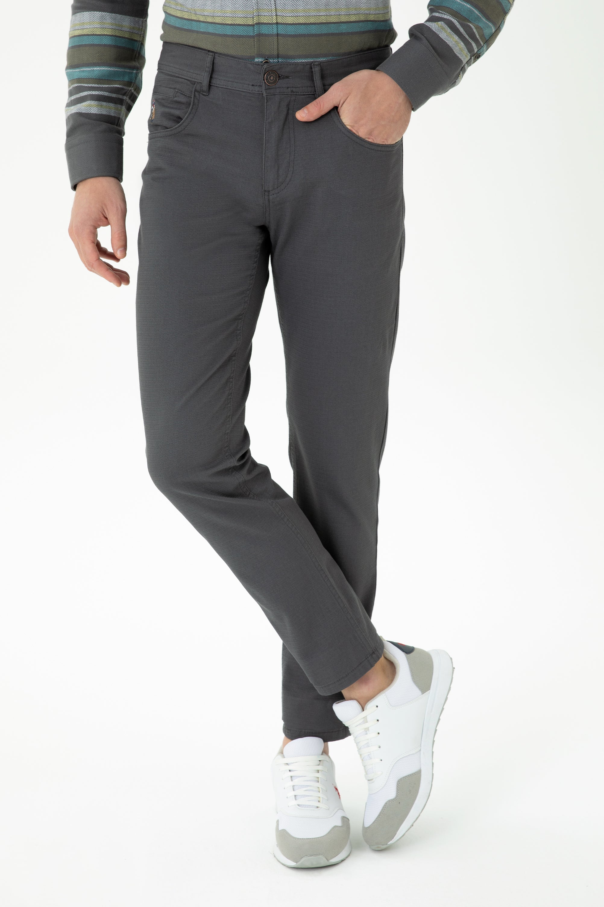 CHINOS MICEL GRIS FONCà‰ - 1728006VR006