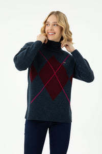 PULL FEMME GOB NAVY-BLUE