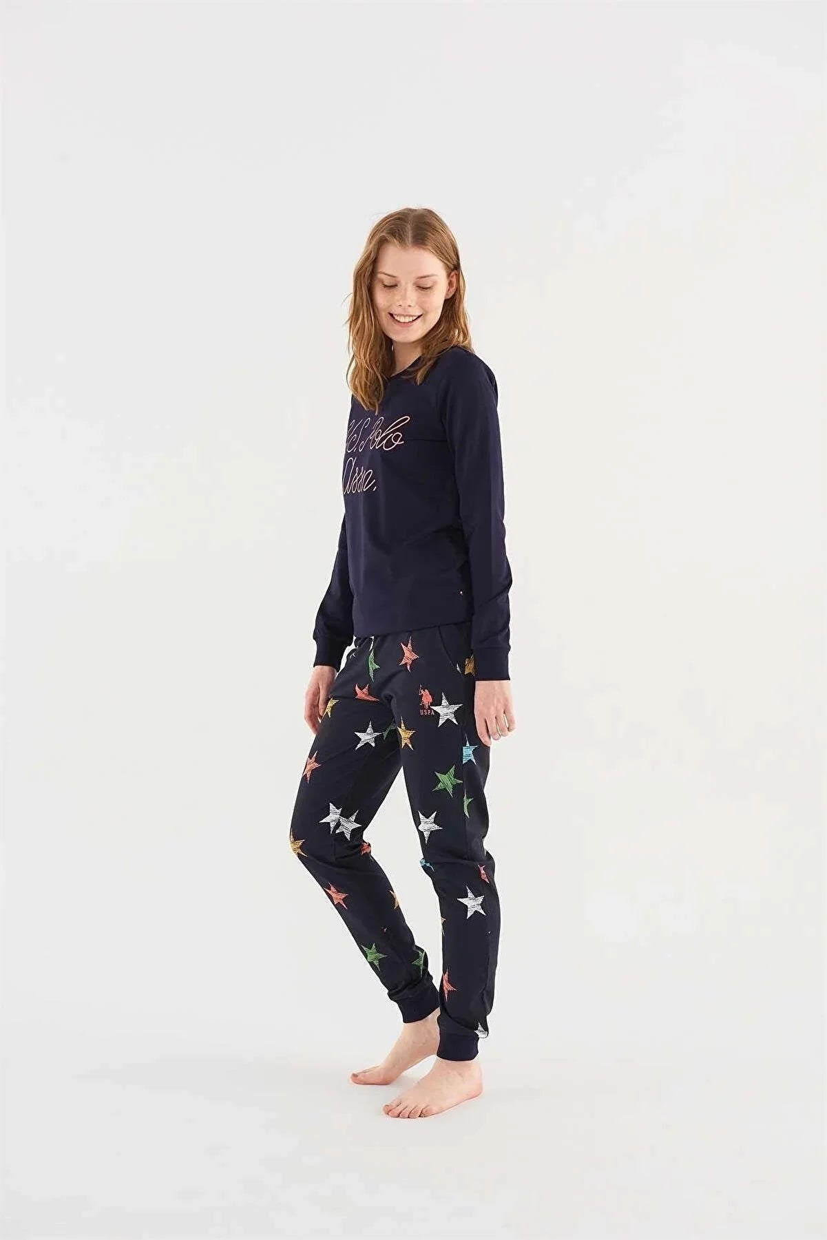 PYJAMA FEMME 02 PIECES NAVY-BLUE