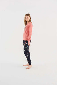PYJAMA FEMME 02 PIECES SAUMON