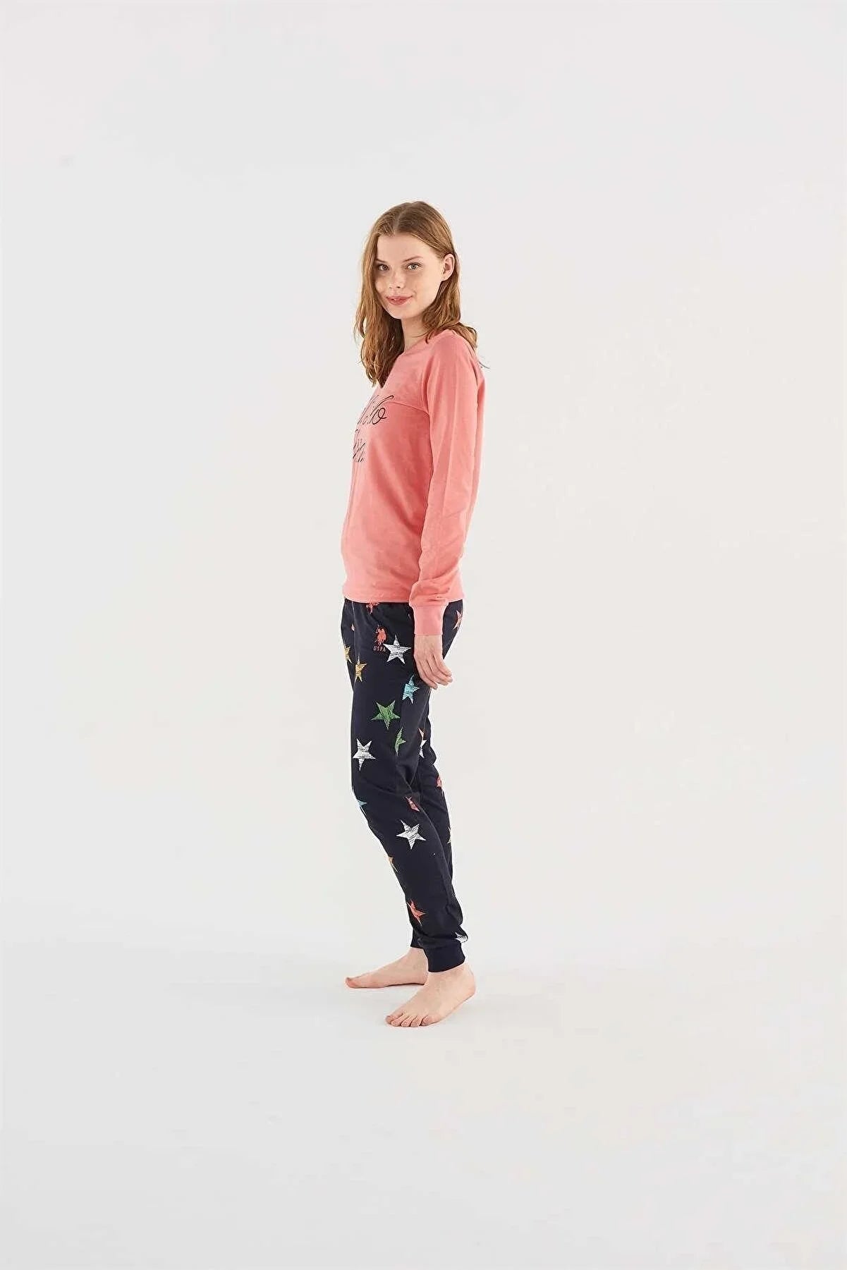 PYJAMA FEMME 02 PIECES SAUMON