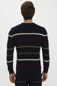 Pull Homme TOTTAM Navy Blue