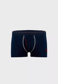LOT DE 02 BOXERS HOMME STRETCH BRIEF - 80093-BLANC-BLEU