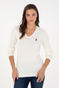 PULL FEMME TK03 ECRU