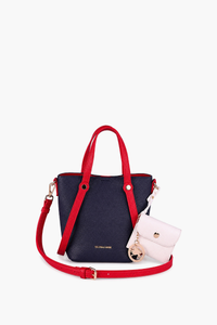 SAC FEMME NAVY-RED-WHITE