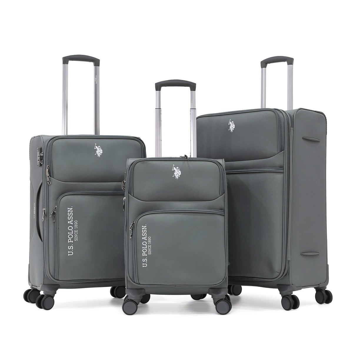 Ensemble valise USPA tissu PETROL