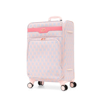 Ensemble valise USPA tissu PINK POUDRÉ